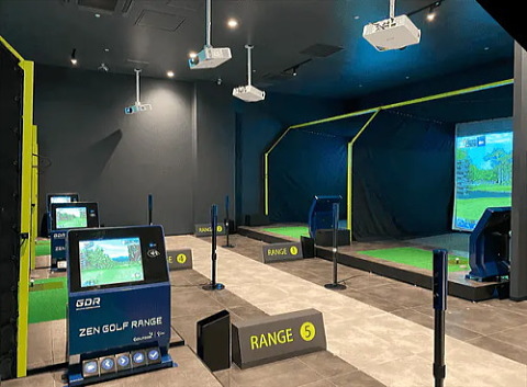 ZEN GOLF RANGEの店内の様子